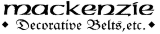 MACKENZIE DECORATIVE BELTS, ETC. logo