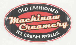 MACKINAW CREAMERY OLD FASHIONED ICE CREAM PARLOR logo
