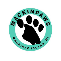 MACKINPAWS MACKINAC ISLAND, MI logo