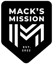 MACK'S MISSION M EST. 2022 logo