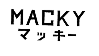 MACKY logo