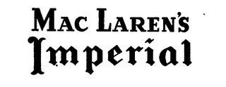MACLAREN'S IMPERIAL logo