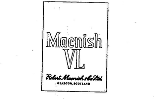 MACNISH V.L. ROBERT MACNISH & CO. LTD. GLASGOW SCOTLAND logo