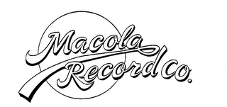 MACOLA RECORD CO. logo