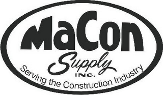 MACON SUPPLY INC. SERVING THE CONSTRUCTION INDUSTRY logo