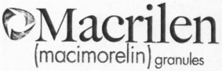 MACRILEN (MACIMORELIN) GRANULES logo