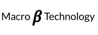 MACRO B TECHNOLOGY logo