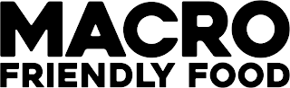 MACRO FRIENDLY FOOD logo