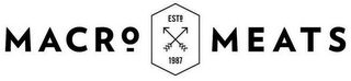 MACRO MEATS ESTD 1987 logo
