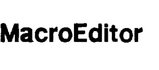 MACROEDITOR logo