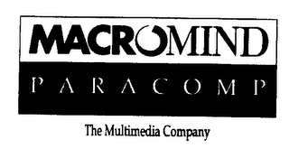 MACROMIND P A R A C O M P THE MULTIMEDIA COMPANY logo