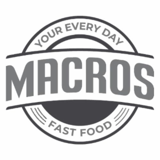 MACROS YOUR EVERY DAY FAST FOOD logo