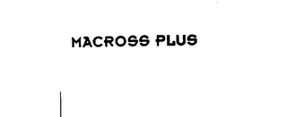 MACROSS PLUS logo