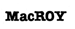 MACROY logo