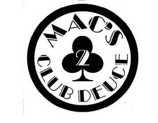 MAC'S 2 CLUB DEUCE logo