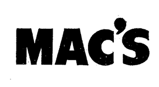 MAC'S logo