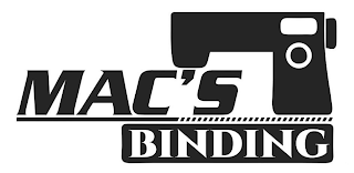 MAC'S BINDING logo