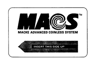 MACS MACKE ADVANCED COINLESS SYSTEM logo