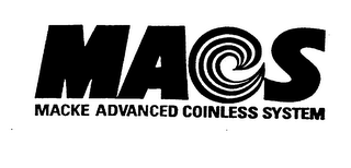 MACS MACKE ADVANCED COINLESS SYSTEM logo