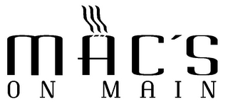 MAC'S ON MAIN logo