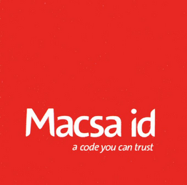 MACSA ID A CODE YOU CAN TRUST logo