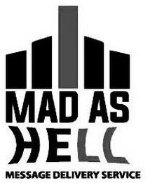 MAD AS HELL MESSAGE DELIVERY SERVICES logo
