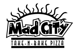 MAD CITY TAKE-N-BAKE PIZZA logo