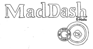 MAD DASH E-MEDIA logo