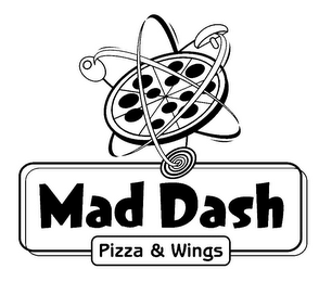 MAD DASH PIZZA & WINGS logo