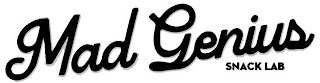 MAD GENIUS SNACK LAB logo