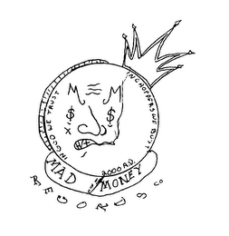 MAD MONEY RECORDS CO IN GOD WE TRUST IN CHOPPERS WE BUST 2000 A.D. logo