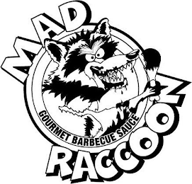 MAD RACCOON GOURMET BARBECUE SAUCE logo