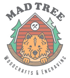 MAD TREE WOODCRAFTS & ENGRAVING logo