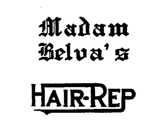 MADAM BELVA'S HAIR-REP logo