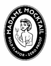 MADAME MOCKTAIL BOLD FLAVOR · ZERO PROOF logo