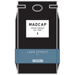MADCAP COFFEE COMPANY EST. 2008 LAKE EFFECT BLEND COFFEE logo