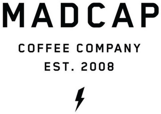 MADCAP COFFEE COMPANY ESTABLISHED TWO THOUSAND EIGHT logo