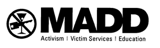 MADD ACTIVISM VICTIM SERVICES EDUCATION logo
