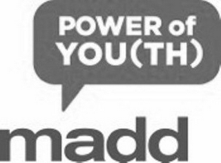 MADD POWER OF YOU(TH) logo