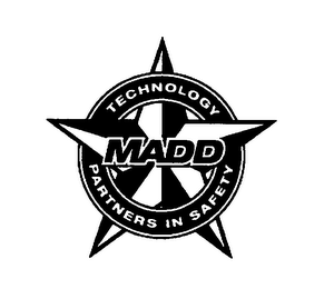 MADD TECHNOLOGY PARTNERS IN SAFETY logo