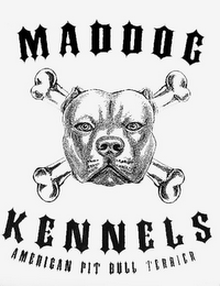 MADDOG KENNELS AMERICAN PIT BULL TERRIER logo