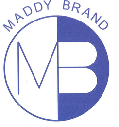 MADDY BRAND MB logo