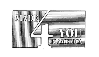 MADE 4 YOU IN AMERICA logo