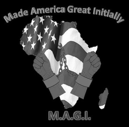 MADE AMERICA GREAT INITIALLY M.A.G.I. logo