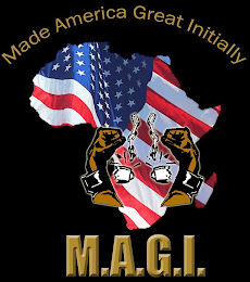 MADE AMERICA GREAT INITIALLY M.A.G.I. logo