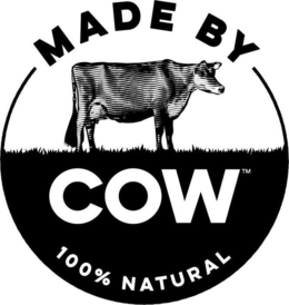 MADE BY COW 100% NATURAL logo