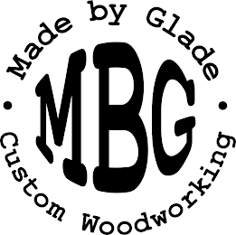 · MADE BY GLADE· MBG CUSTOM WOODWORKING MBG logo