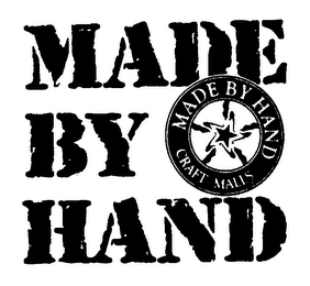 MADE BY HAND CRAFT MALLS MADE BY HAND logo