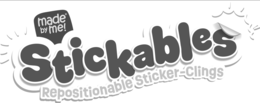 MADE BY ME! STICKABLES REPOSITIONABLE STICKER-CLINGS logo