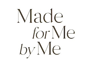 MADE FOR ME BY ME logo